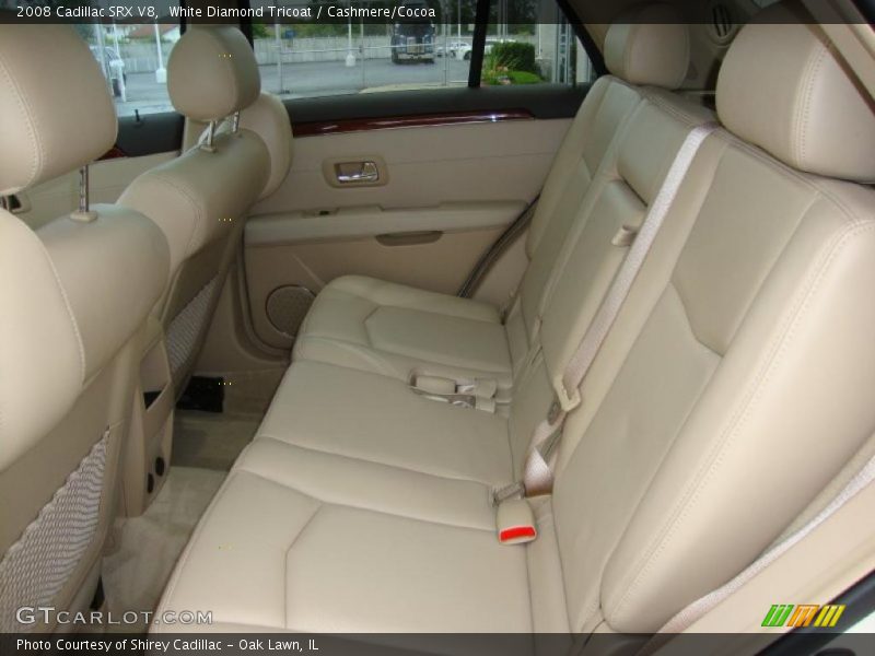 White Diamond Tricoat / Cashmere/Cocoa 2008 Cadillac SRX V8