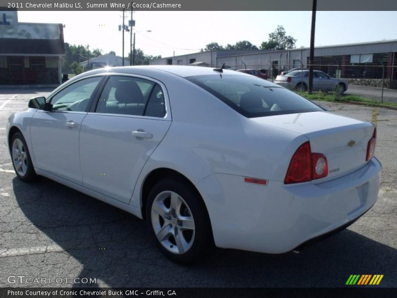 Summit White / Cocoa/Cashmere 2011 Chevrolet Malibu LS