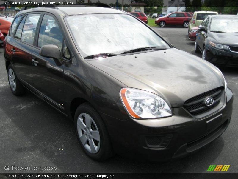 Java Brown / Beige 2009 Kia Rondo LX