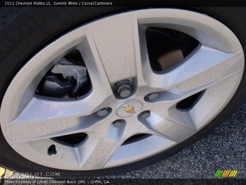 Summit White / Cocoa/Cashmere 2011 Chevrolet Malibu LS