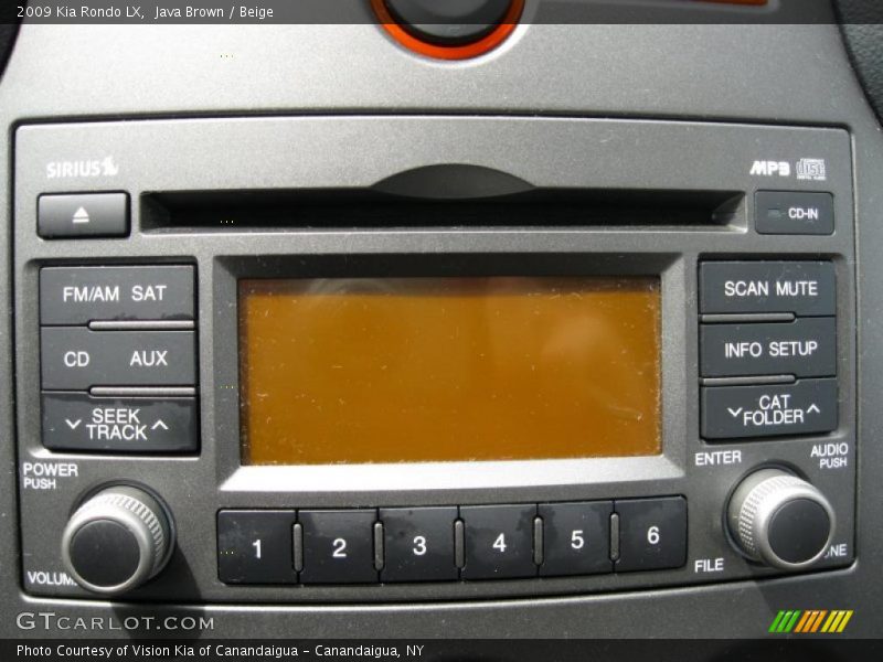 Java Brown / Beige 2009 Kia Rondo LX