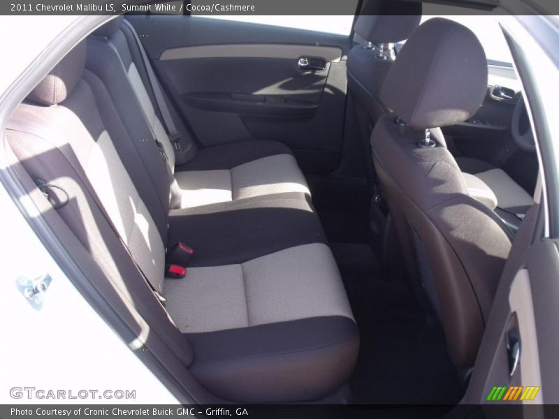 Summit White / Cocoa/Cashmere 2011 Chevrolet Malibu LS