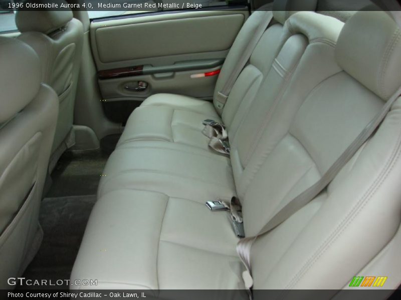 Medium Garnet Red Metallic / Beige 1996 Oldsmobile Aurora 4.0