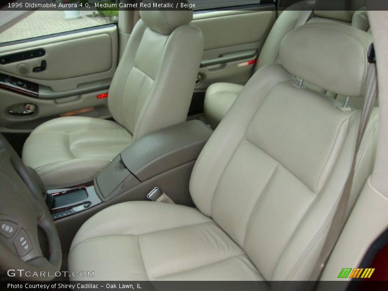 Medium Garnet Red Metallic / Beige 1996 Oldsmobile Aurora 4.0