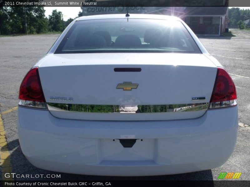 Summit White / Neutral 2011 Chevrolet Impala LS