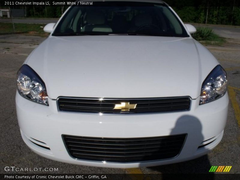 Summit White / Neutral 2011 Chevrolet Impala LS