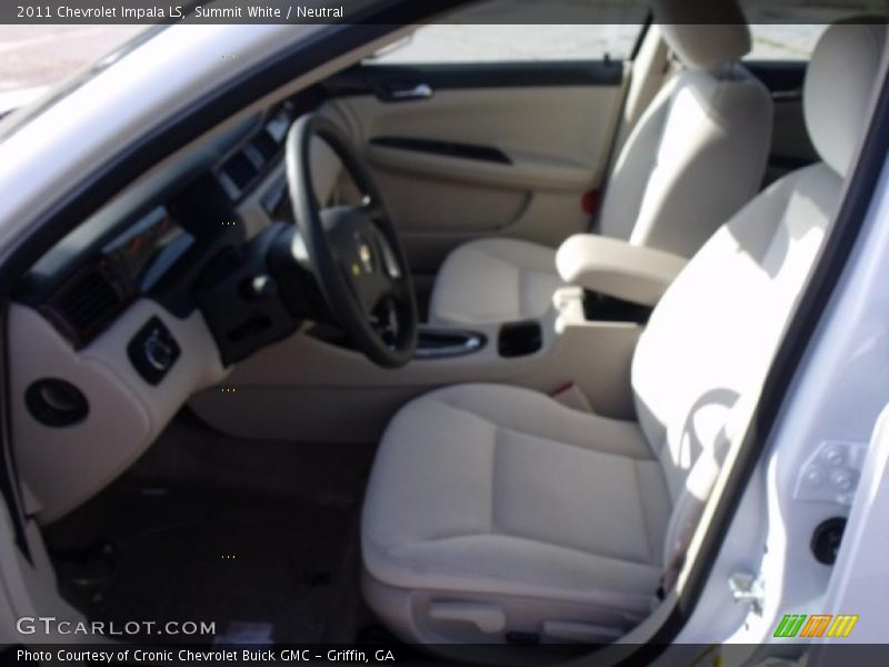 Summit White / Neutral 2011 Chevrolet Impala LS