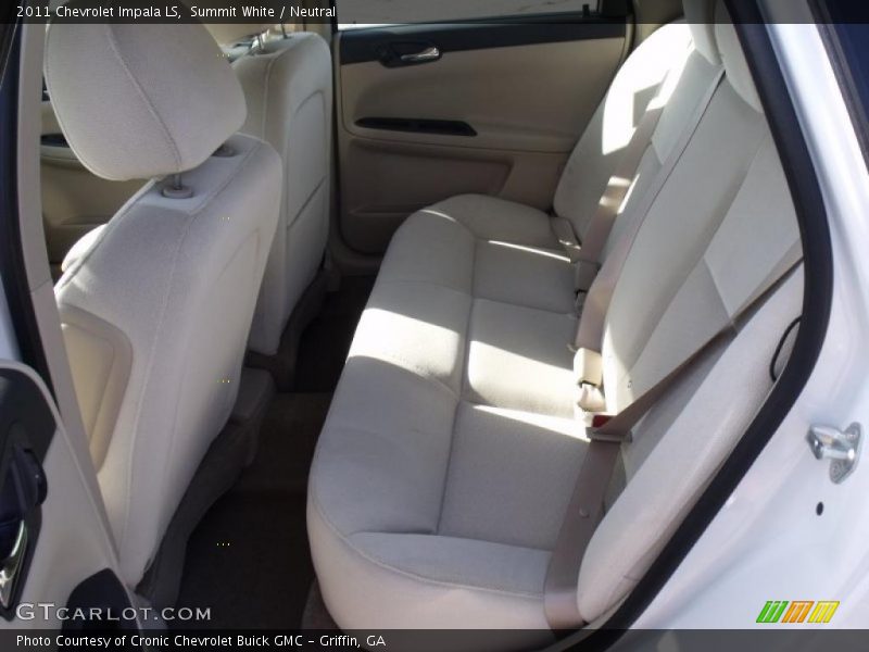 Summit White / Neutral 2011 Chevrolet Impala LS