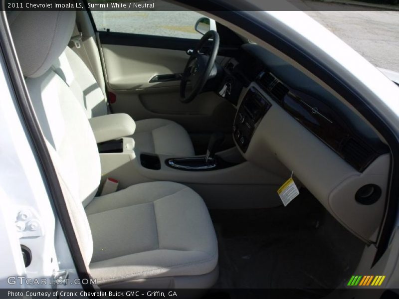 Summit White / Neutral 2011 Chevrolet Impala LS