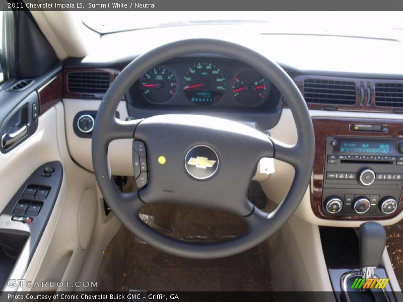 Summit White / Neutral 2011 Chevrolet Impala LS
