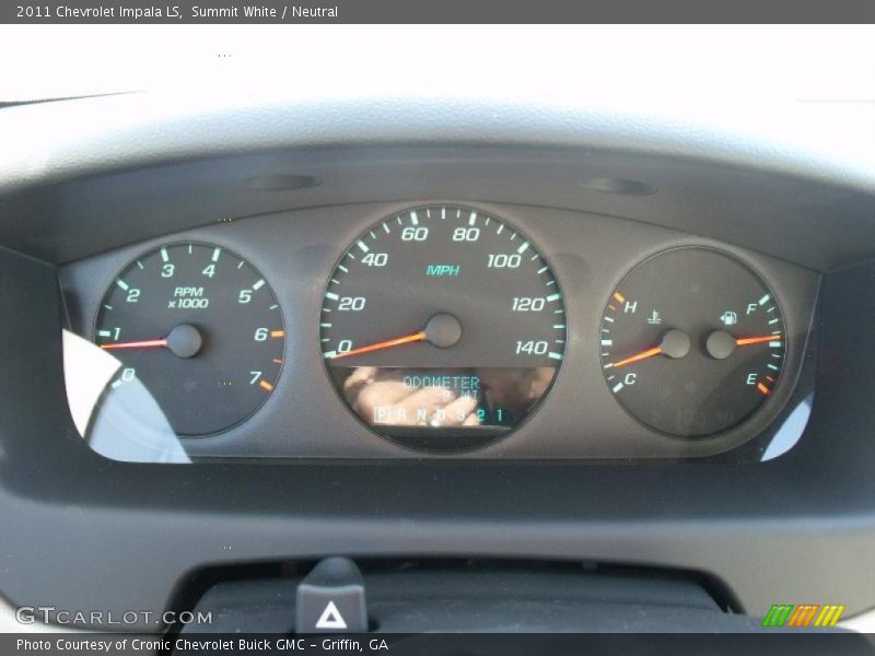 Summit White / Neutral 2011 Chevrolet Impala LS