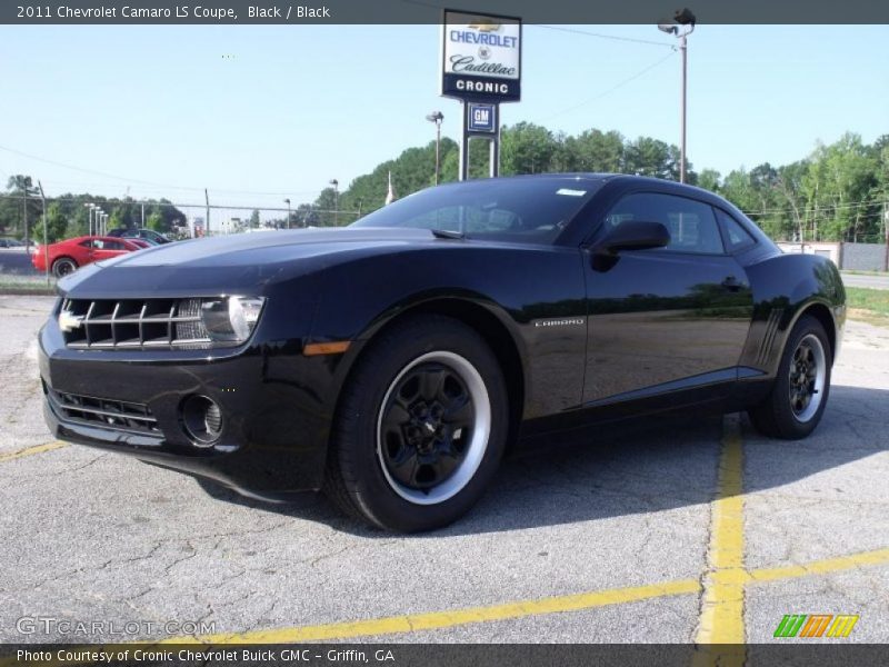 Black / Black 2011 Chevrolet Camaro LS Coupe