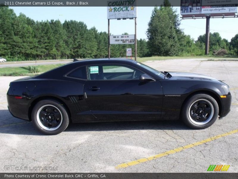 Black / Black 2011 Chevrolet Camaro LS Coupe
