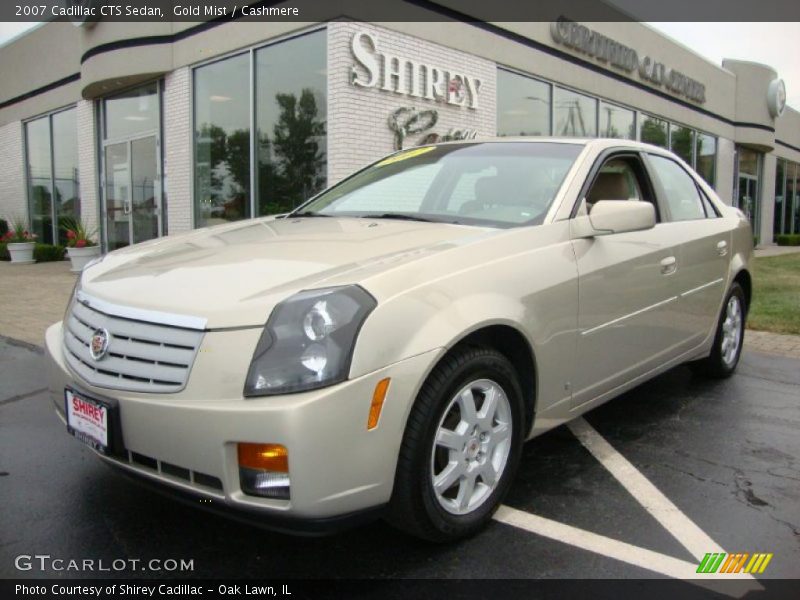 Gold Mist / Cashmere 2007 Cadillac CTS Sedan