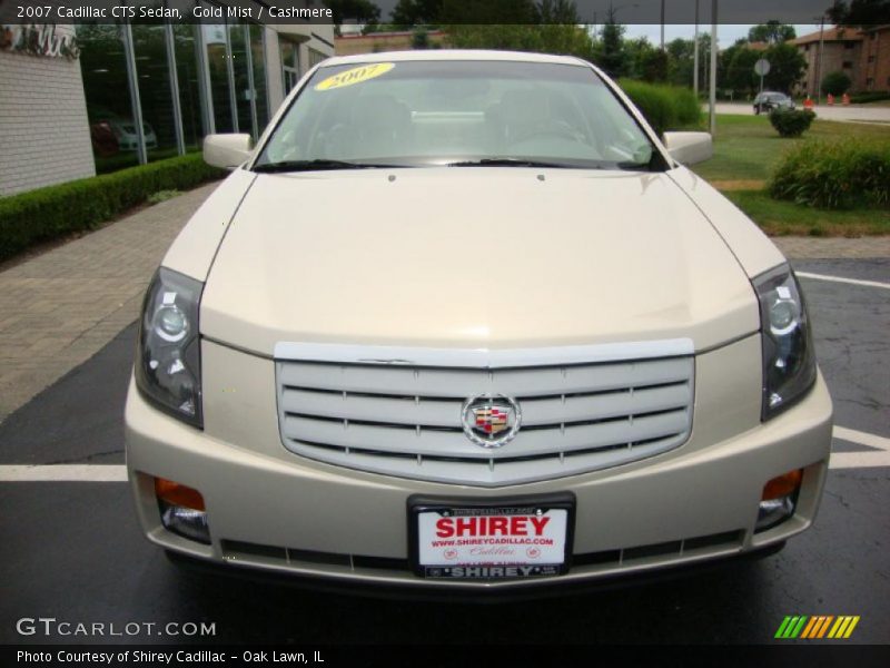 Gold Mist / Cashmere 2007 Cadillac CTS Sedan