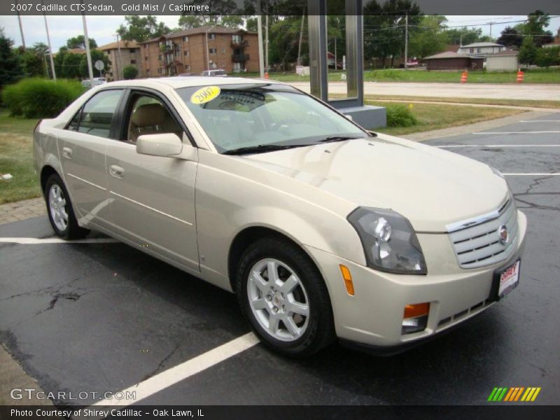 Gold Mist / Cashmere 2007 Cadillac CTS Sedan