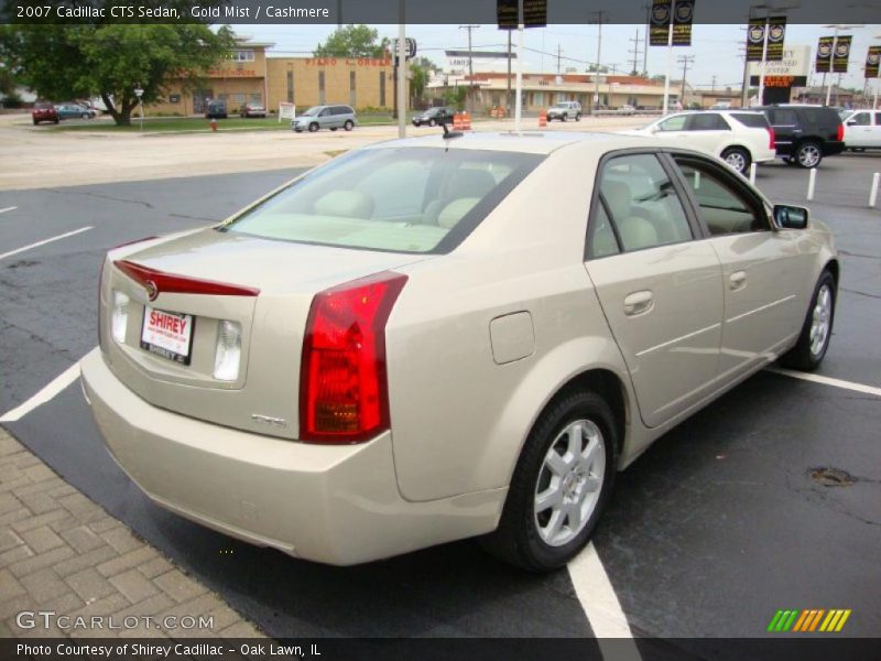 Gold Mist / Cashmere 2007 Cadillac CTS Sedan