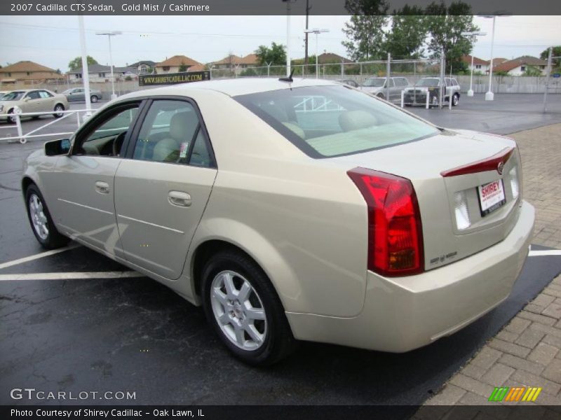 Gold Mist / Cashmere 2007 Cadillac CTS Sedan