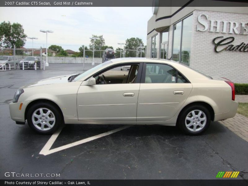 Gold Mist / Cashmere 2007 Cadillac CTS Sedan
