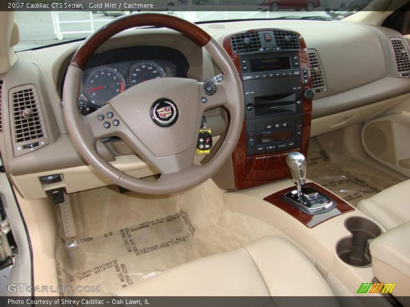 Gold Mist / Cashmere 2007 Cadillac CTS Sedan