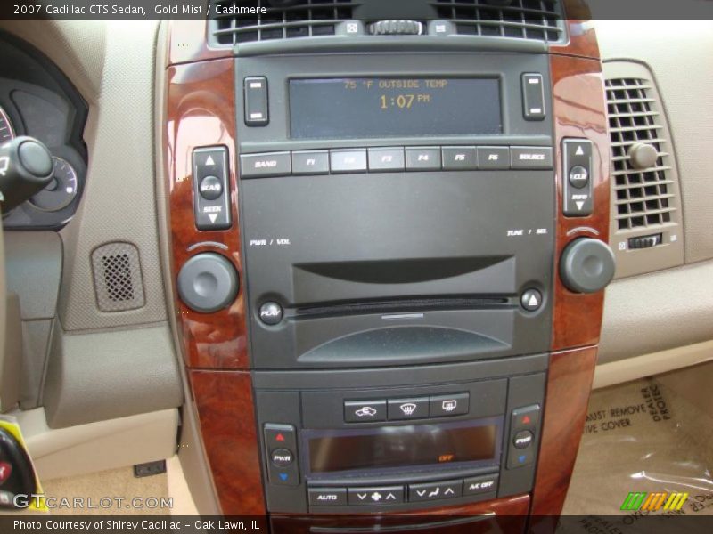 Gold Mist / Cashmere 2007 Cadillac CTS Sedan