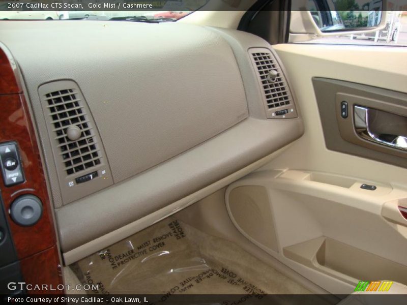 Gold Mist / Cashmere 2007 Cadillac CTS Sedan