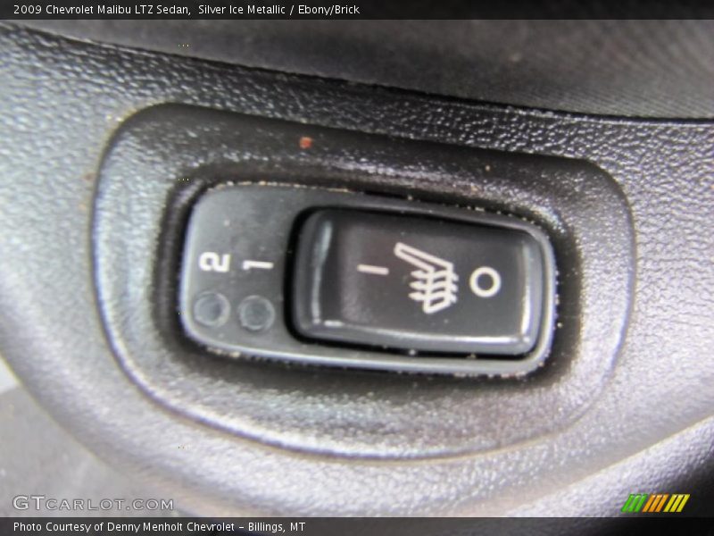 Silver Ice Metallic / Ebony/Brick 2009 Chevrolet Malibu LTZ Sedan