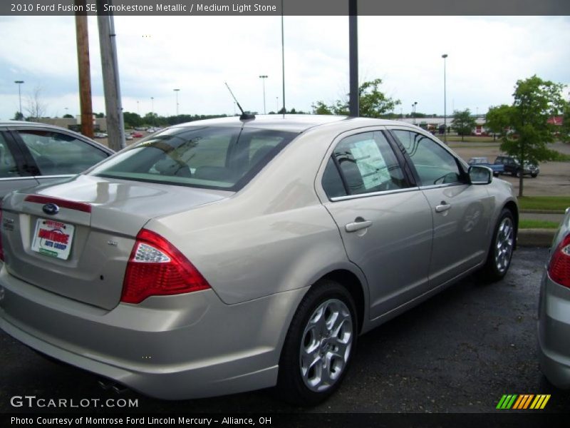 Smokestone Metallic / Medium Light Stone 2010 Ford Fusion SE