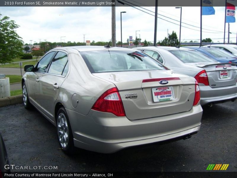 Smokestone Metallic / Medium Light Stone 2010 Ford Fusion SE