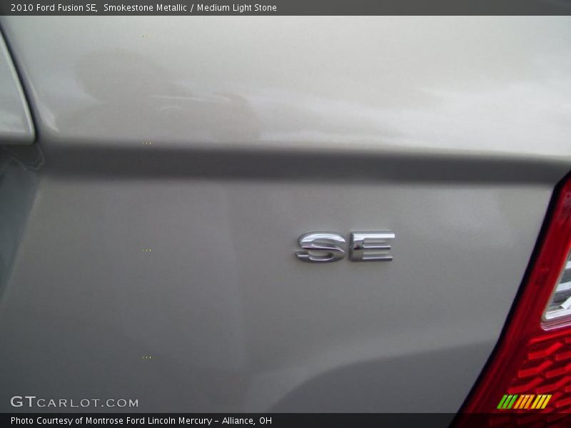 Smokestone Metallic / Medium Light Stone 2010 Ford Fusion SE