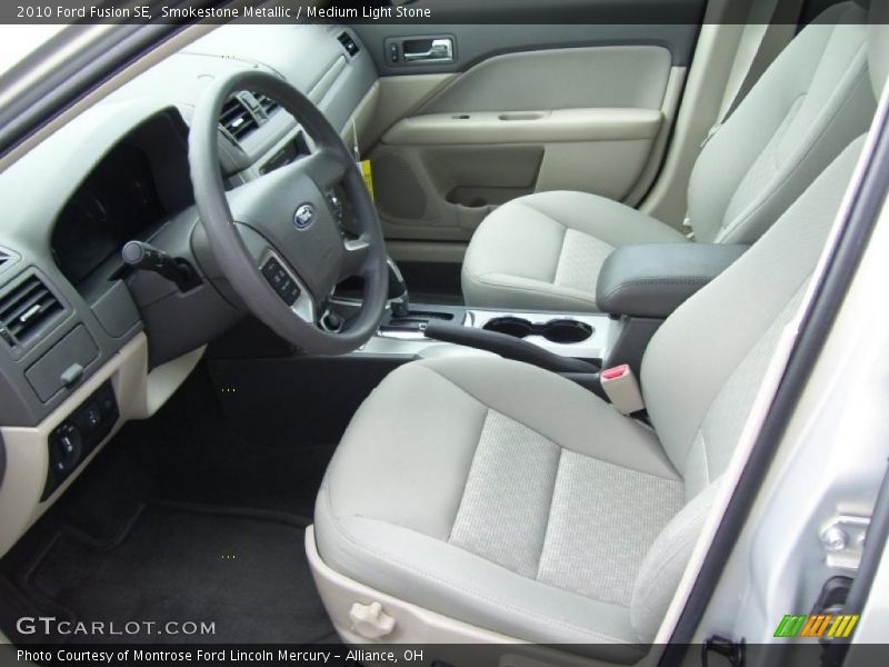 Smokestone Metallic / Medium Light Stone 2010 Ford Fusion SE