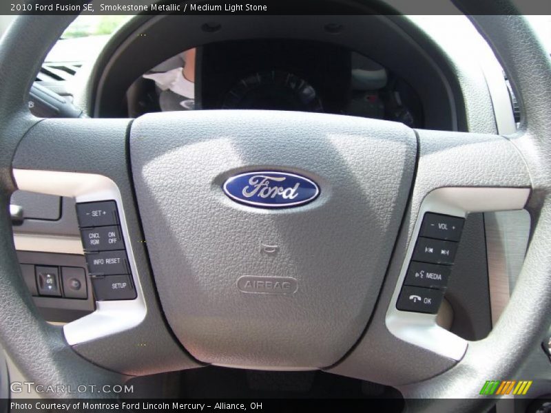Smokestone Metallic / Medium Light Stone 2010 Ford Fusion SE