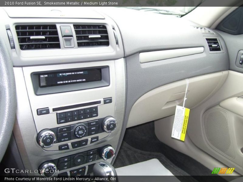 Smokestone Metallic / Medium Light Stone 2010 Ford Fusion SE