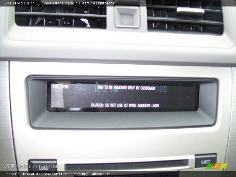 Smokestone Metallic / Medium Light Stone 2010 Ford Fusion SE