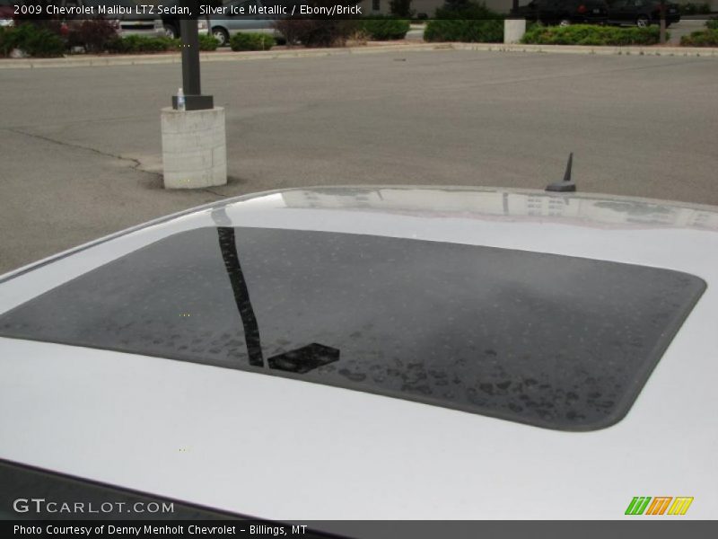 Silver Ice Metallic / Ebony/Brick 2009 Chevrolet Malibu LTZ Sedan