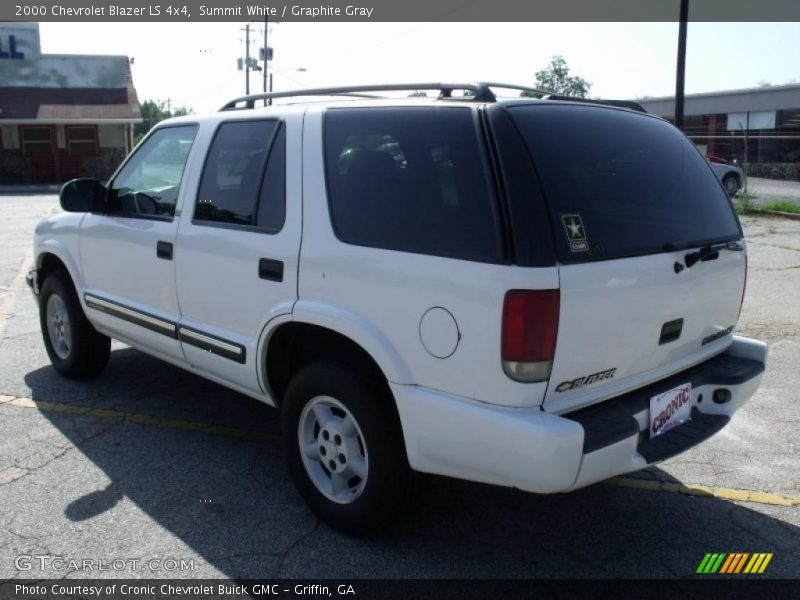 Summit White / Graphite Gray 2000 Chevrolet Blazer LS 4x4