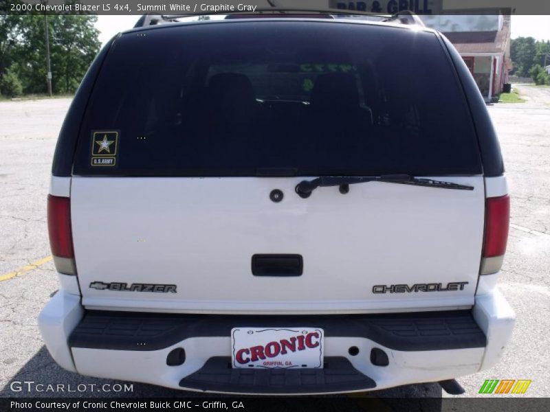 Summit White / Graphite Gray 2000 Chevrolet Blazer LS 4x4