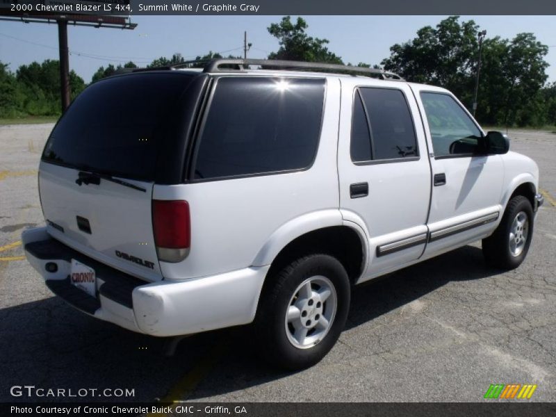 Summit White / Graphite Gray 2000 Chevrolet Blazer LS 4x4