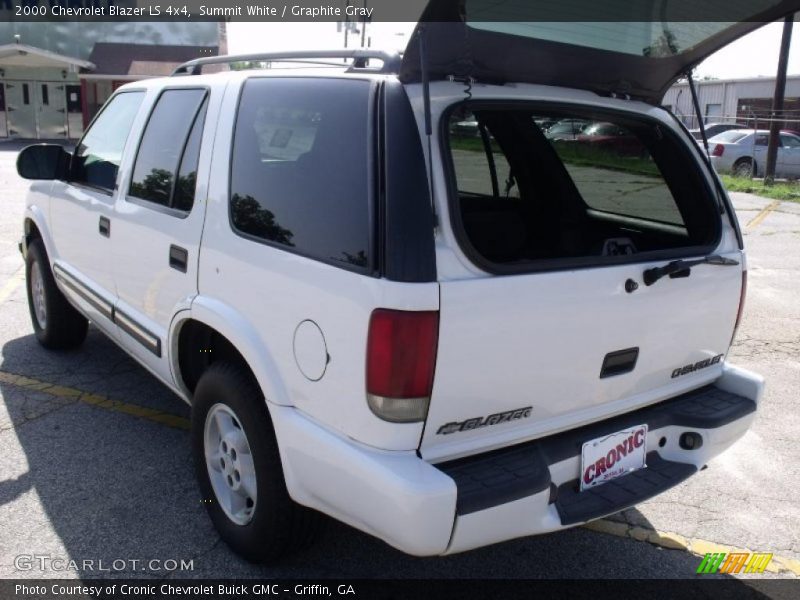 Summit White / Graphite Gray 2000 Chevrolet Blazer LS 4x4