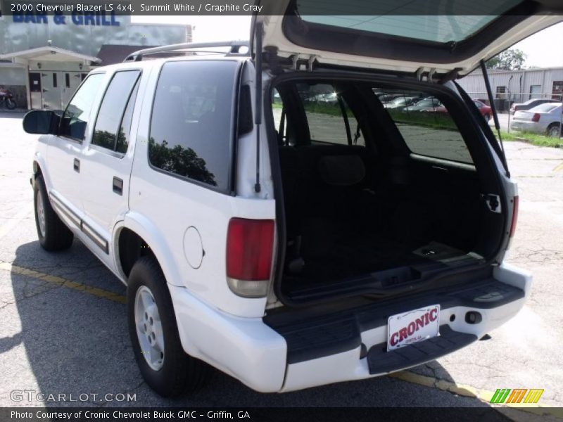 Summit White / Graphite Gray 2000 Chevrolet Blazer LS 4x4