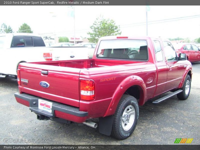 Redfire Metallic / Medium Dark Flint 2010 Ford Ranger Sport SuperCab