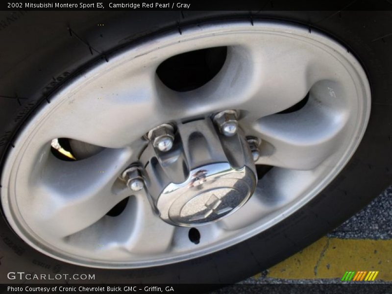 Cambridge Red Pearl / Gray 2002 Mitsubishi Montero Sport ES