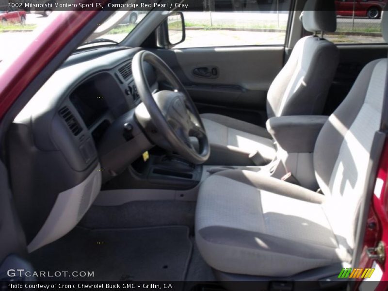 Cambridge Red Pearl / Gray 2002 Mitsubishi Montero Sport ES