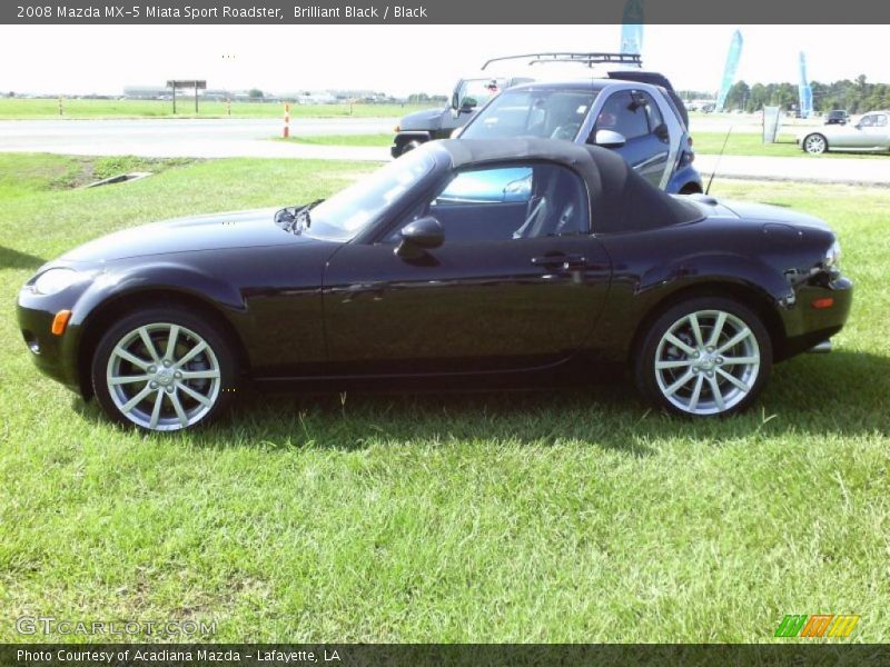 Brilliant Black / Black 2008 Mazda MX-5 Miata Sport Roadster