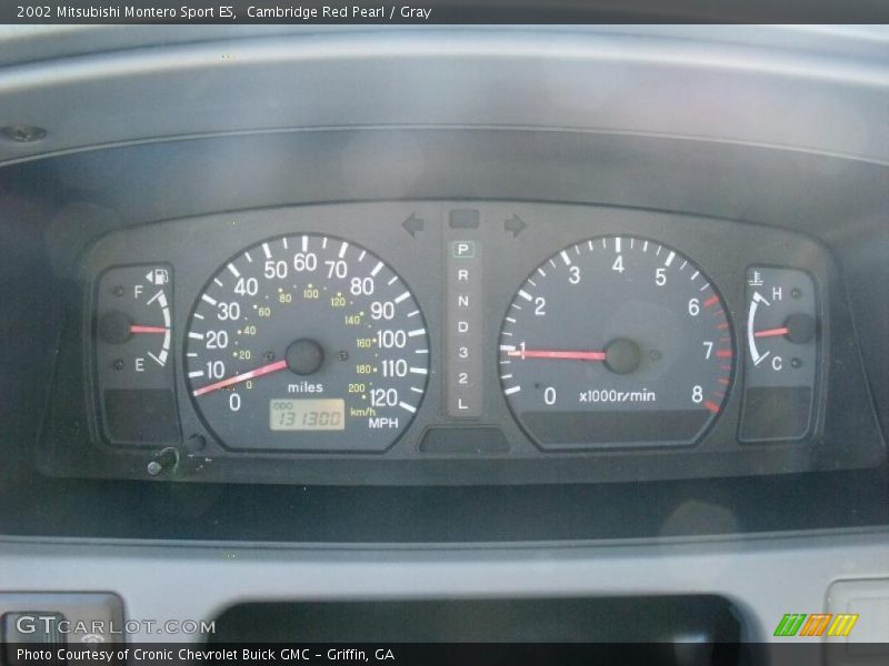 Cambridge Red Pearl / Gray 2002 Mitsubishi Montero Sport ES