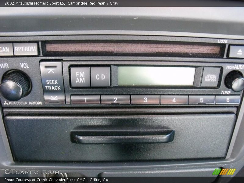 Cambridge Red Pearl / Gray 2002 Mitsubishi Montero Sport ES