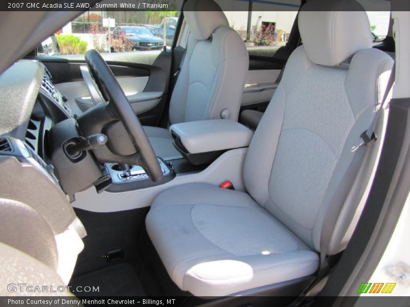Summit White / Titanium 2007 GMC Acadia SLE AWD