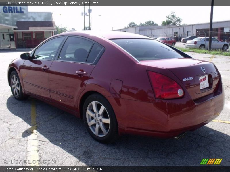Red Opulence / Cafe Latte 2004 Nissan Maxima 3.5 SL