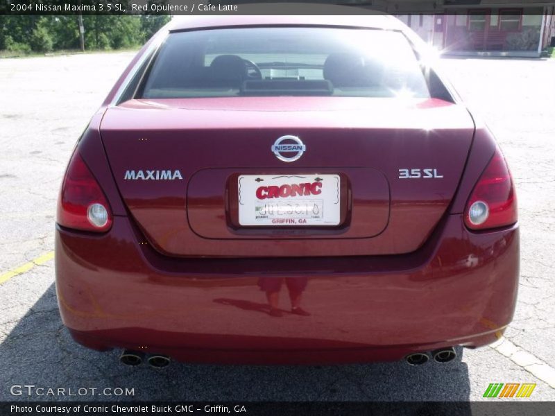 Red Opulence / Cafe Latte 2004 Nissan Maxima 3.5 SL