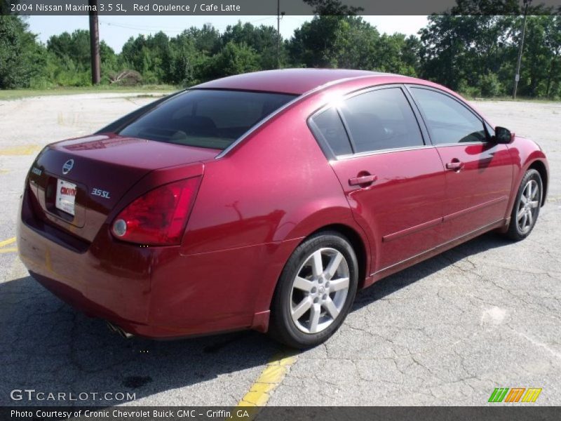 Red Opulence / Cafe Latte 2004 Nissan Maxima 3.5 SL